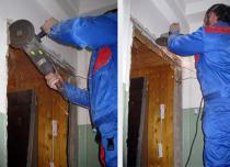 Пошаговая инструкция по монтажу деревянной входной группы, контроль правильности установки дверей Как ставить входную дверь в дом